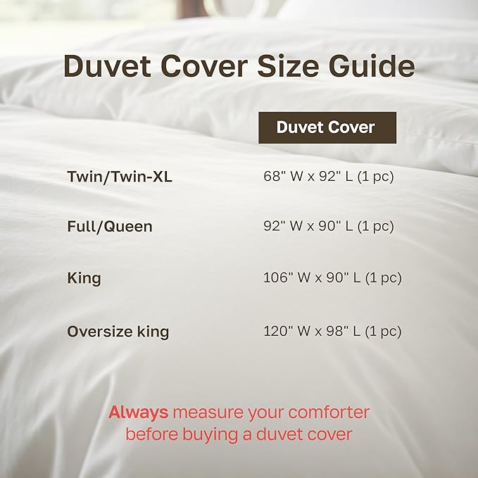 California Design Den Duvet Cover Twin/Twin XL Size Only - Premium 400 Thread Count, Natural 100% Cotton Duvet Cover, Soft Sateen Weave, Button Closure and Corner Ties - Black