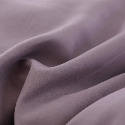 ROSGONIA King Size Comforter Set Dusty Purple, 3pcs (1 Boho Comforter & 2 Pillowcases) All Season Bedding Lightweight Bedspread Blanket Quilt
