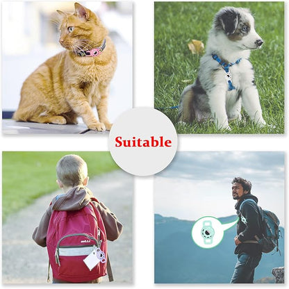 Airtag Cat Collar Holder for Apple Air Tag, Silicone Case for Small Pets