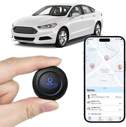 Car Tracker No Subscription, GPS Tracker for Vehicles No Subscription, Magnetic Vehicle Tracker with Real-Time Tracking, IP67 Waterproof Car GPS Tracker for Cars, Motorcycles, Kids, Pets & Luggage