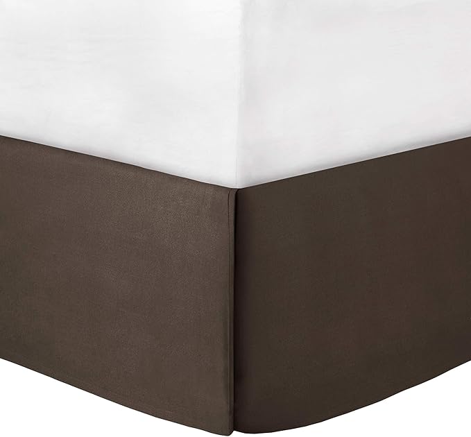 Madison Park Cozy Comforter Set Casual Blocks Design All Season, Matching Bed Skirt, Decorative Pillows, Queen(90"x90"), Dune Suede, Beige Brown, 7 Piece