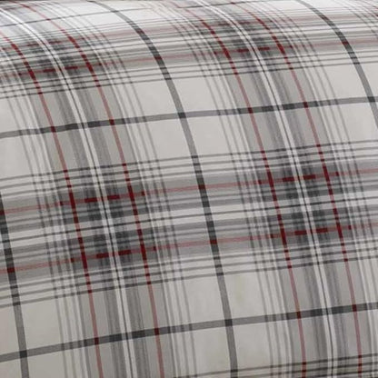 Eddie Bauer - Twin Comforter Set, Reversible Bedding with Matching Sham, Medium-Weight for Year Round Use, Dorm Essentials (Alder Grey/Red)