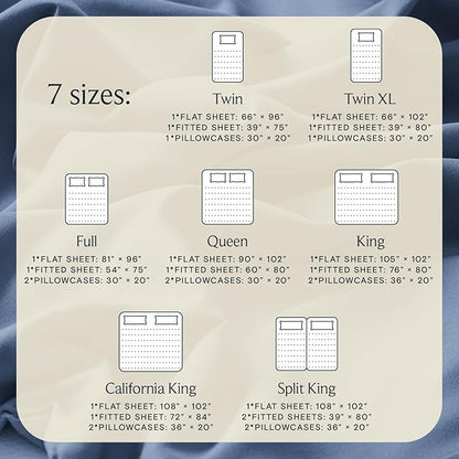 LuxClub Twin XL Sheets - Soft Twin Bed Sheets for-Boys-and-Girls-3 PC Deep Pockets 18" Eco Friendly Wrinkle Free-Kids-Fitted Sheets Machine Washable Hotel Bedding Silky Soft - Oxford Twin XL