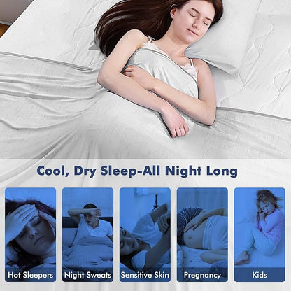Elegear Cooling Blanket for Hot Sleepers, Double-Sided Arc-Chill® 3.0 Cooling Tech, Q-Max >0.5 Cool to Touch Cooling Blankets, Soft Breathable Summer Blanket for Night Sweats & Hot Flashes, King