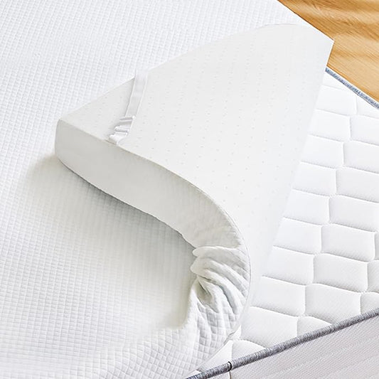 Sweetcrispy Mattress Topper King with Removable Soft Cover, Memory Foam 3 Inch Thick Gel Infused Cooling Toppers Pad for King Size Bed, Sleeper Sofa, RV, Camper, CertiPUR US Certified