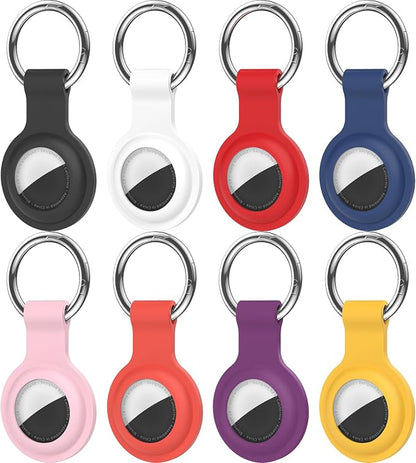 Compatible for AirTag Holder Keychain for Apple Air Tag 1st&2nd Generation | Airtag Key Chain Ring Case Cover for Air Tag Holder GPS Tracker Item Air Tags Finders Air Tagholder for Kids,Bags,Luggages