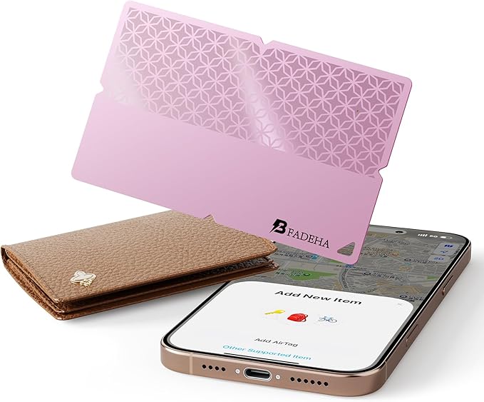 2026 Apple MFi Certified Wallet Tracker Smart Card for Find My iPhone Ultra Thin Air Tracker Tag for Travel, 5 Years+ Staying Power, IP69 Waterproof, Key Finder & Item Locator for Keys, Bags, Passport