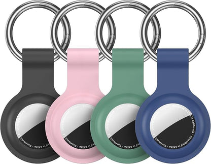 Compatible for AirTag Holder Keychain for Apple Air Tag 1st&2nd Generation | Airtag Key Chain Ring Case Cover for Air Tag Holder GPS Tracker Item Air Tags Finders Air Tagholder for Kids,Bags,Luggages