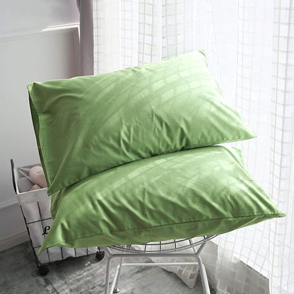 FLXXIE Pillow Cases Queen, Soft Microfiber Pillow Covers with Envelope Closure, Wrinkle Resistant Pillowcases, 2 Piece Set, 20x30, Sage Green