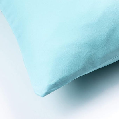 FLXXIE King Pillow Cases Set of 2, Soft Microfiber Pillow Covers with Envelope Closure, Wrinkle, Fade and Stain Resistant Pillowcases, 20x36, Aqua