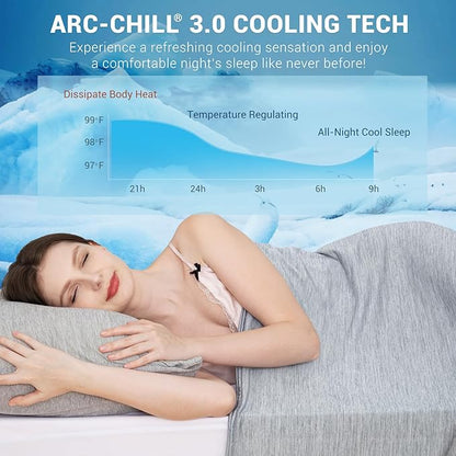 Elegear Revolutionary Cooling Blanket Queen Absorbs Heat to Keep Body Cool for Night Sweats, Arc-Chill3.0 Cool Fiber Q-Max>0.5 for Hot Sleepers, Lightweight Summer Cold Blankets for Sleeping 79“ x 86”