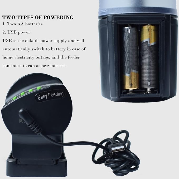 WiFi Fish Feeder Automatic Fish Feeder Automatic Dispenser | Vacation,For Aquarium and Turtle Tank, With Feeding Ring