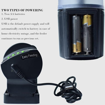WiFi Fish Feeder Automatic Fish Feeder Automatic Dispenser | Vacation,For Aquarium and Turtle Tank, With Feeding Ring