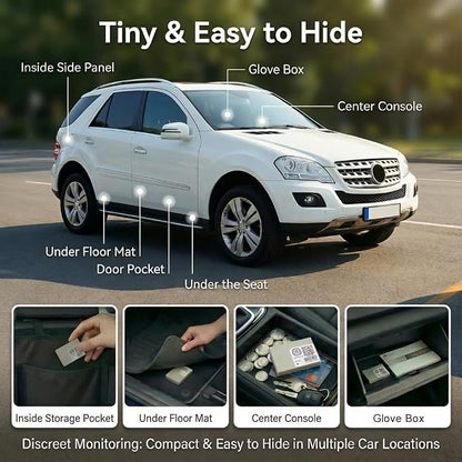 Car/RV Cabin Temperature Monitor w/GPS Tracking & Motion Alerts | See live cabin temperature in the app and receive alerts when unusually high or low conditions require your attention