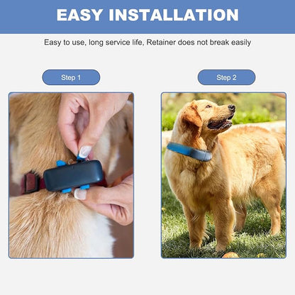 GPS Tracker for Dogs Rubber Clip Compatible with Tractive GPS Pet Location Tracker Replacement Attachment Rubber Clips - Pack of 6