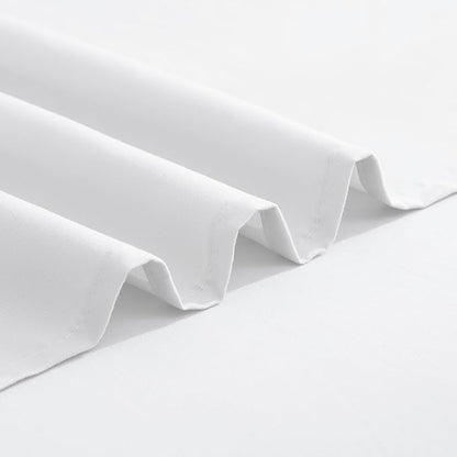 Elegant Comfort Luxurious 1500 Premium Hotel Quality Microfiber Three Line Embroidered Softest 4-Piece Bed Sheet Set, Wrinkle and Fade Resistant, Twin/Twin XL, White
