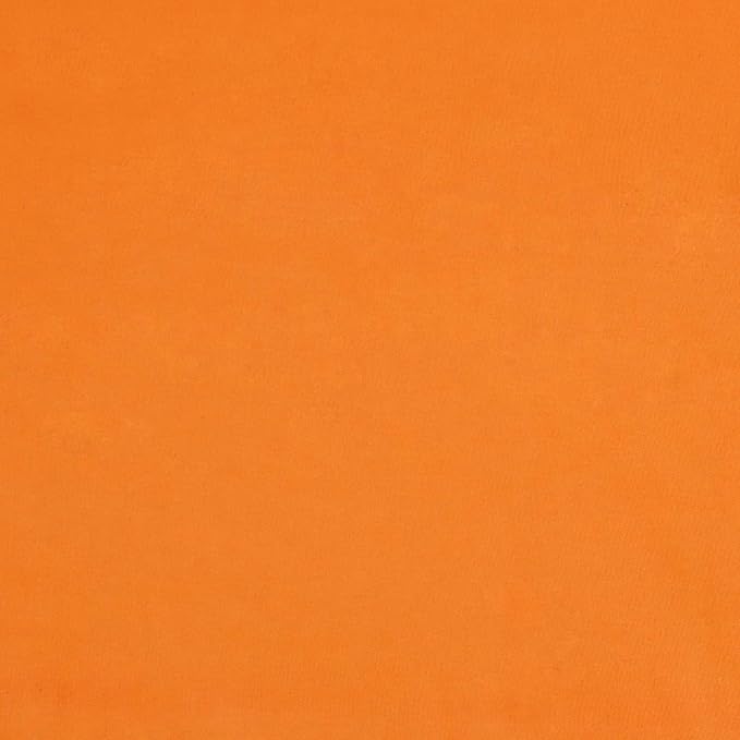 Amazon Basics Kid's Soft, Breathable, Easy-Wash Microfiber 3-Piece Sheet Set, Machine Washable, Twin, Bright Orange, Solid