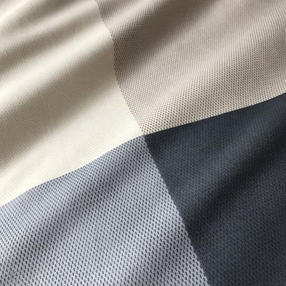 Reversible Cotton Plaid Bedding Set King Modern Soft Grid Checkered Duvet Cover Set Hotel Quality Luxury Bedding Collection 3 Piece Men Boys Comforter Cover Set with 2 Pillowcases (NO Comforter)