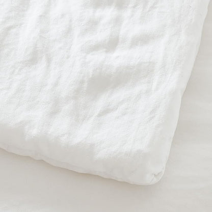 WRENSONGE Full Size Comforter Sets - 3 Pieces Prewashed White Comforter Soft Lightweight for All Seasons,Fluffy Down Alternative Comforter Full Size with 2 Pillow Shams