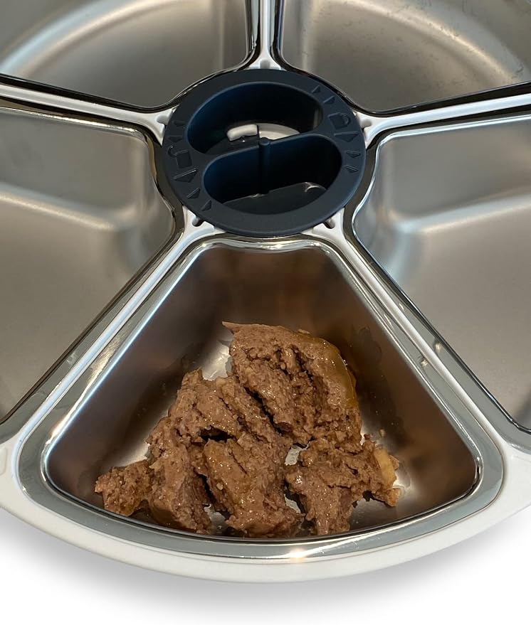 Stainless Steel Bowl Inserts for C500 Five-meal Automatic Pet Feeders (Pack of 5)