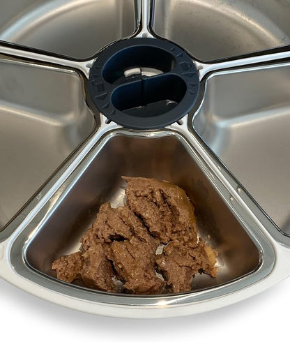Stainless Steel Bowl Inserts for C500 Five-meal Automatic Pet Feeders (Pack of 5)