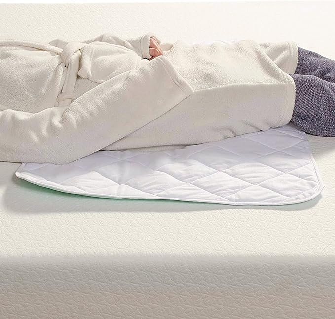 DMI Waterproof Sheet to be Used as a Bed Pad, Bed Liner, Mattress Protector, Pee Pad, Furniture Cover or Seat Protector with Quilted Slide Sheet and 4 Layers of Protection, Without Straps, 36 x 40