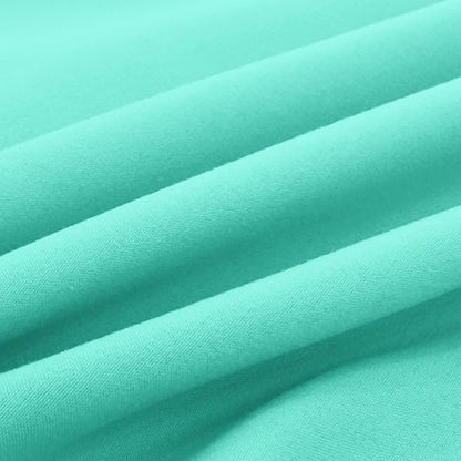 Elegant Comfort Luxury Ultra-Soft 2-Piece Pillowcase Set - 1500 Premium Hotel Quality Microfiber Double Brushed - Wrinkle Resistant, King Size, Paradise Teal
