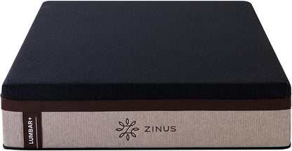 Zinus Lumbar+ Premium 14 Inch Memory Foam Mattress, Lumbar Support, Targeted Pressure Relief, Cooling Gel and Green Tea, Cool-to-The-Touch Cover, Medium Firm Feel, CertiPUR US Certified, King