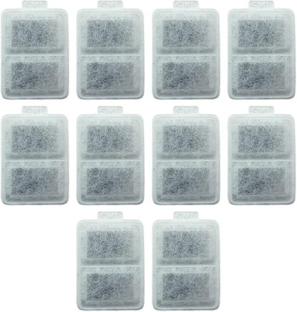 PET STANDARD Small Filters for Whisker City Fountain, 10-Pack | Compatible with Whisker City automatic pet fountains using small filters.