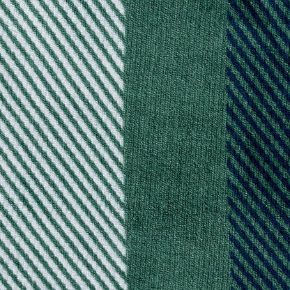 Amazon Basics 3-Piece Ultra-Soft Micromink Sherpa Fleece Bedding Set, Warm All Season Comforter, Full/Queen, Green Plaid