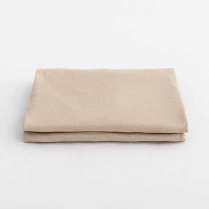 2-Pack Stretch Pillow Cases - Jersey Knit & Envelope Closure Pillowcases with Ultra Soft T-Shirt Like Polyester Blend - Suitable for Queen or Standard Size Set of 2, Heather Taupe