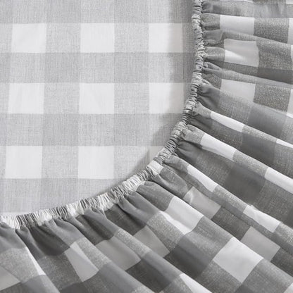 Eddie Bauer - Queen Sheets, Cotton Percale Bedding Set, Crisp & Cool Home Decor (Lakehouse Plaid, Queen)