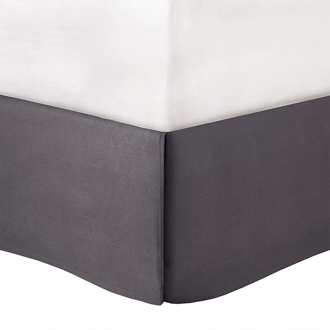 Madison Park Vienna Sateen Cotton Comforter Set, Breathable, Soft Cover, Trendy, All Season Down Alternative Cozy Bedding with Matching Shams, Queen, Grey 7 Piece
