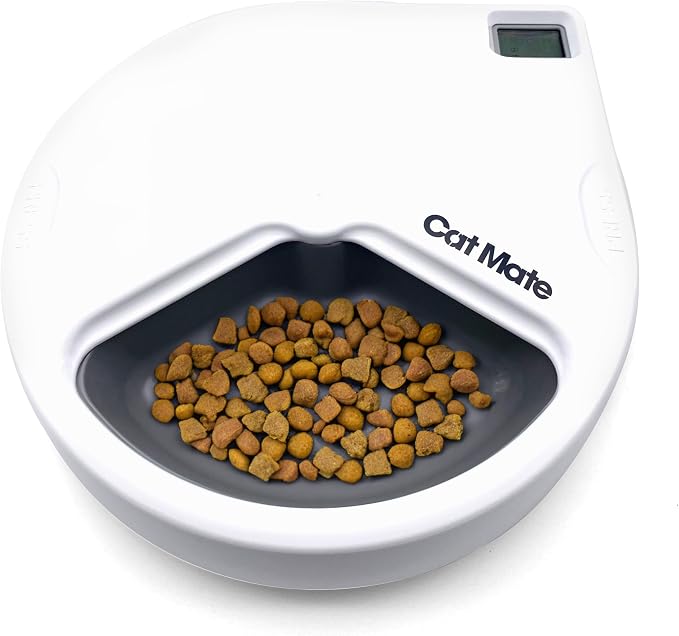 Cat Mate C300 Automatic 3 Meal Pet Feeder with Digital Timer for Cats and Small Dogs