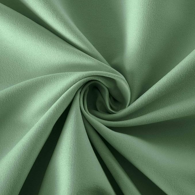 SiinvdaBZX Split Top King Fitted Sheet Only for Adjustable Bed, Ultra-Soft Microfiber 34 Inch Top Split Head Sheets Half Split King Bottom Sheet, Fits 14" -16" Deep Pocket, Green
