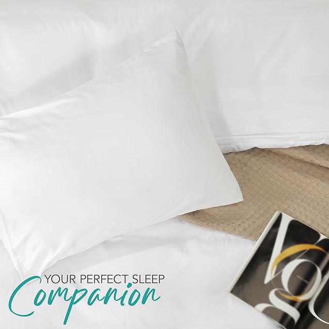 Utopia Bedding Duvet Cover Set with Pillowcases- 2 Pieces Bedding Duvet Cover with Zipper Closure - 1 Duvet Cover with 1 Pillow Sham - Soft Brushed Microfiber (Twin/Twin XL, White)