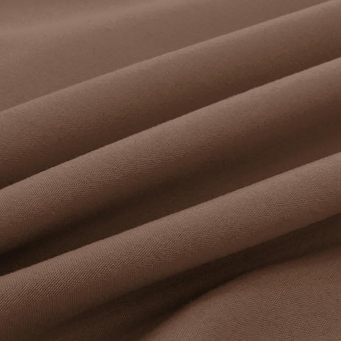 Elegant Comfort Luxury Ultra-Soft 2-Piece Pillowcase Set - 1500 Premium Hotel Quality Microfiber Double Brushed - Wrinkle Resistant, Standard/Queen, Taupe