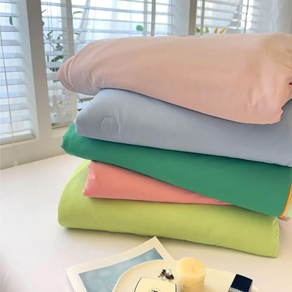 Sheal Cooling Comforter Queen Size 80'' x 90'', Q-Max Rating of >0.4, Double-Sided Cool Tech Comforter & Colors, All-Season Lightweight Blanket to Quickly Cool Down, Peach Pink