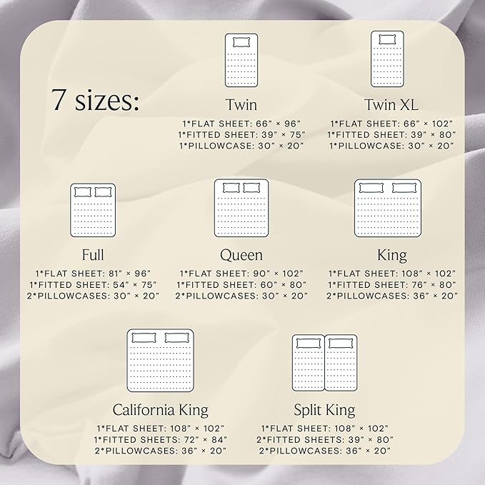 LuxClub 4 PC Sheet Set Bed Sheets Deep Pockets 18" Eco Friendly Wrinkle Free Cooling Machine Washable Hotel Bedding Silky Soft - Dove Gray King