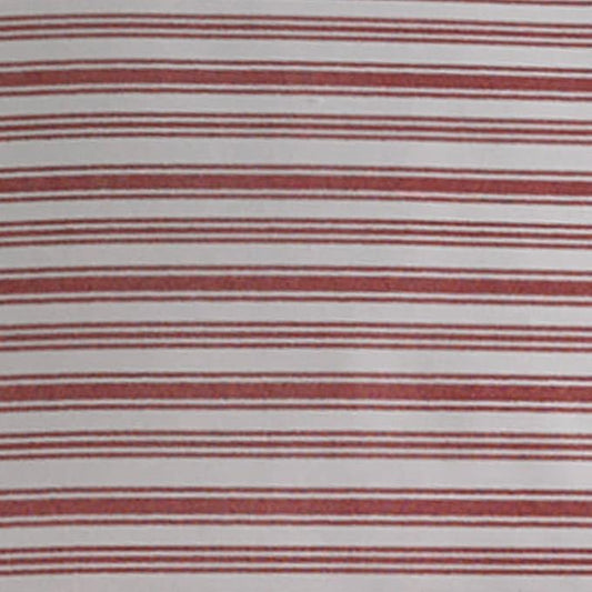 Nautica - Queen Sheets, Cotton Percale Bedding Set, Casual Home Decor (Coleridge Stripe Red, Queen)
