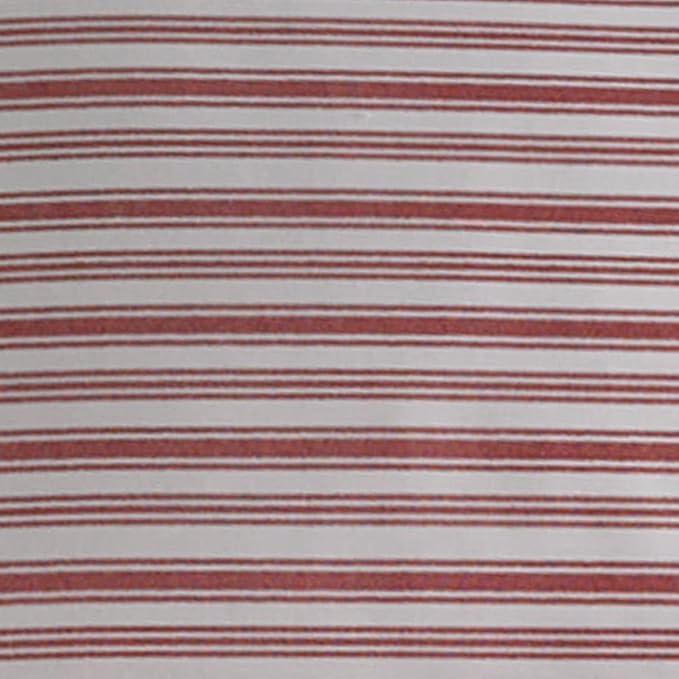 Nautica - Full Sheets, Cotton Percale Bedding Set, Casual Home Decor, Dorm Room Essentials (Coleridge Stripe Red, Full)