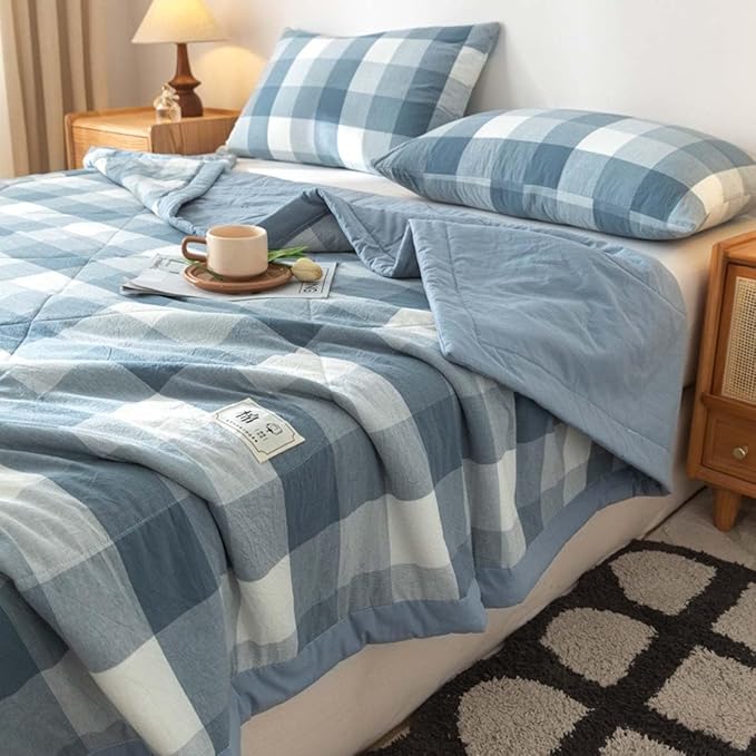 Lightweight Summer/Spring Bedspreads Quilt Bedding Set Queen Size 150*200/200*230cm ﻿ Soft And Comfortable Breathable Bedding Coverlet For All Season, Drop Nicely Quilt ( Color : 1# , Size : 150*200cm