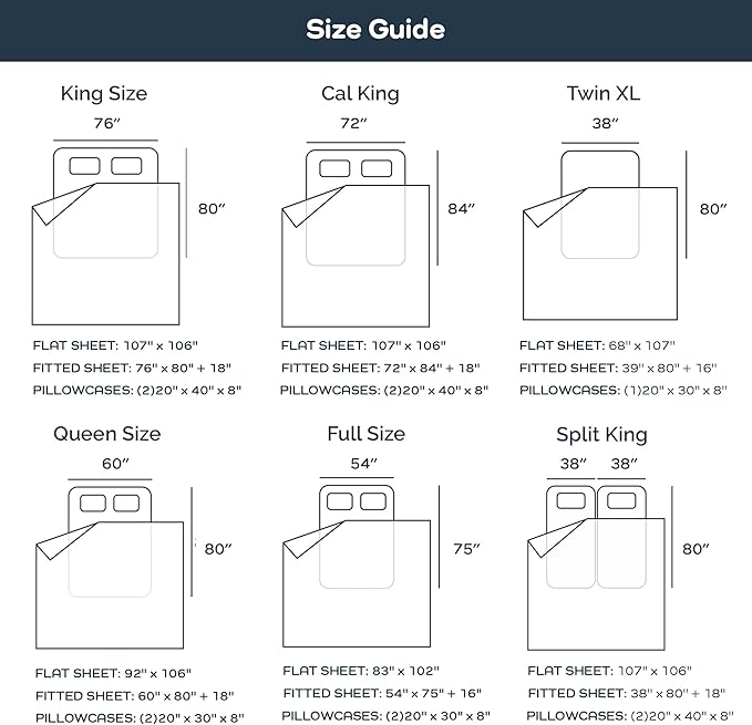 Olive + Crate Tencel Lyocell Eucalyptus Twin Sheets Set - Extra Long Sheet Set - Cooling Tencel Sheets for Hot Sleepers with 16 Inch Deep Pocket Fit - White Snow 3-Piece Set