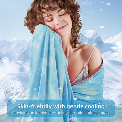 inhand Cooling Blanket King Size (90"x108"), Cooling Blankets for Hot Sleepers, Absorbs Heat to Keep Adults Cool for Summer Nights Sweats, Thin Cold Lightweight Blanket for Couch Bed, All Season Use