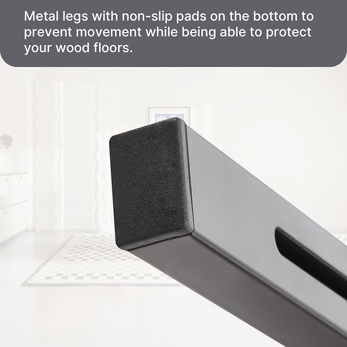 King Headboard Only - Upholstered Headboard for Bed, Easy Assembly, Velvet Covered Sponge, Place Between Bed & Wall, Adjustable Metal Legs with Non-Slip Pads, Grey