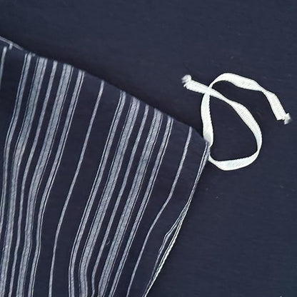 Striped Duvet Cover Twin XL Navy Blue Washed Cotton Twin XL Comforter Cover Soft Grey Vertical Stripe Farmhouse Duvet Cover Set with Zipper Boho Patterned Bedding Set Wabi Sabi Duvet Protector