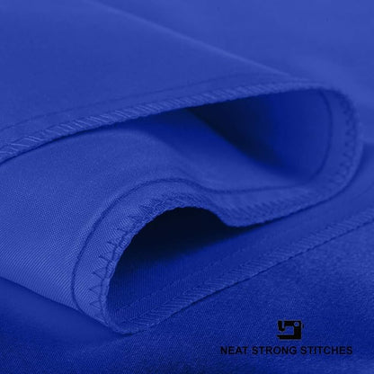 BLISSFORD Royal Blue Satin Pillowcase with Zipper, for Hair and Skin Care, Feels Soft and Cool Like a Silk Pillowcase, Satin Pillow Cases 2 Pack, Slik Pillow Cover, Queen Size - Set of 2