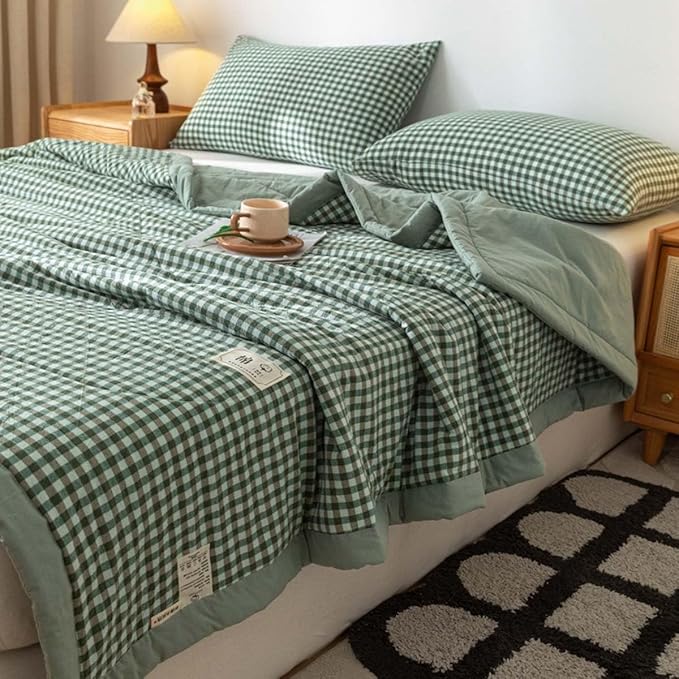 Lightweight Summer/Spring Bedspreads Quilt Bedding Set Queen Size 150*200/200*230cm ﻿ Soft And Comfortable Breathable Bedding Coverlet For All Season, Drop Nicely Quilt ( Color : 9# , Size : 150*200cm