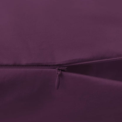 Elegant Comfort Luxury Ultra-Soft 1-Piece Body Pillowcase - 1500 Premium Hotel Quality Microfiber Double Brushed - Wrinkle Resistant, Body Pillowcase Size, Purple