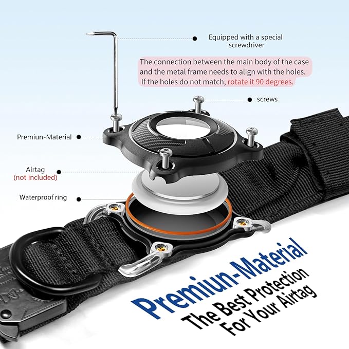 2026 New and Improved AirTag Dog Collar, Military Tactical Dog Collar with Integrated AirTag Holder-Adjustable Control Handle, Durable Metal Buckle,Comfortable GPS Dog Collars (Green, XL)